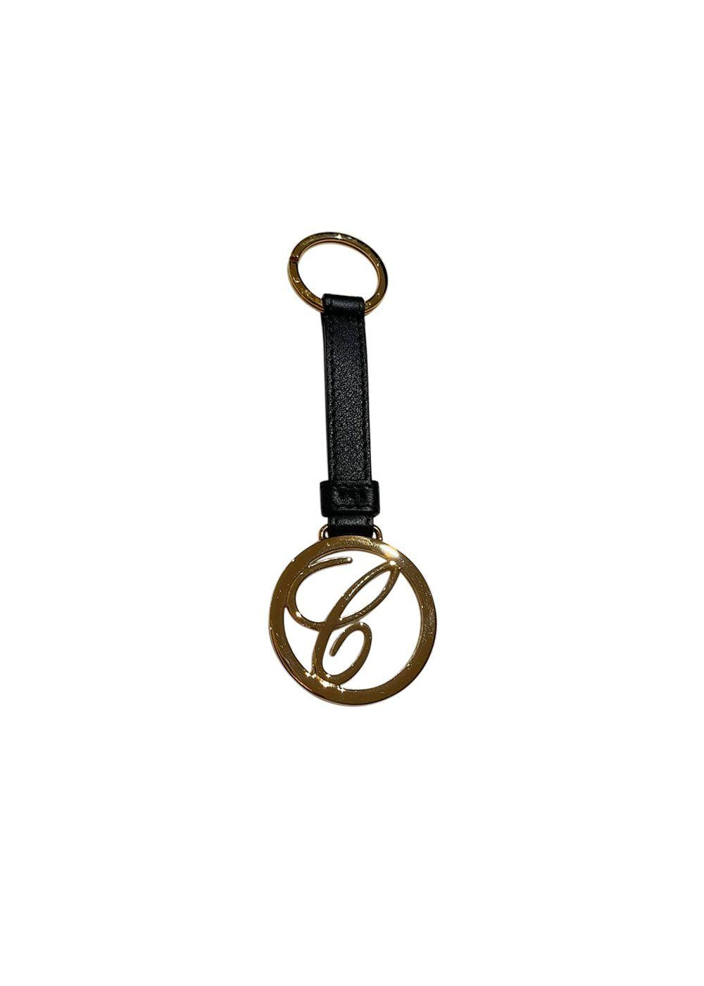 Porte Cles Gold Tone Key Ring