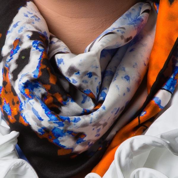 Rosemary Goodenough Planting in Drifts VIII Silk Scarf
