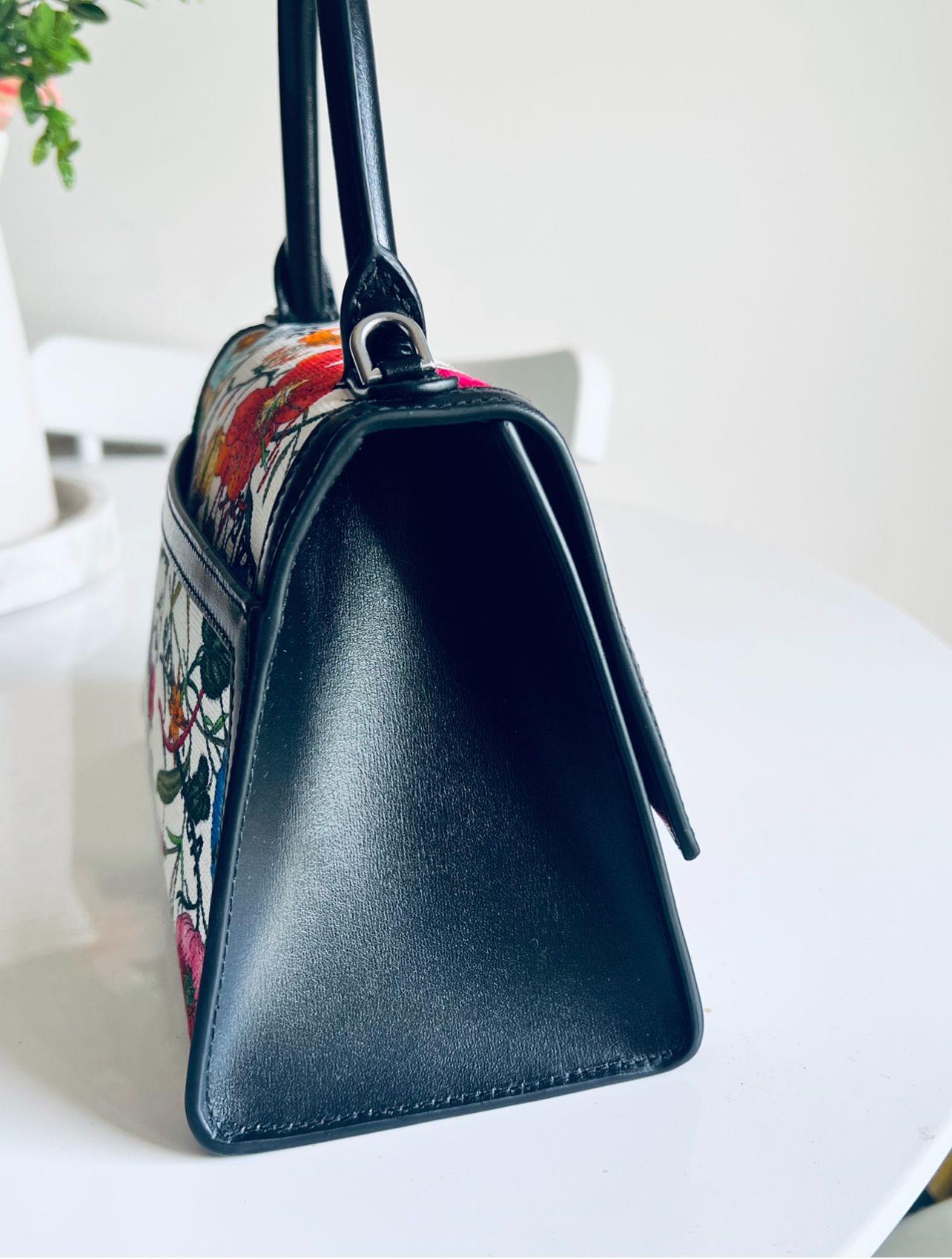 x Balenciaga Hacker Project Flora canvas Hourglass bag