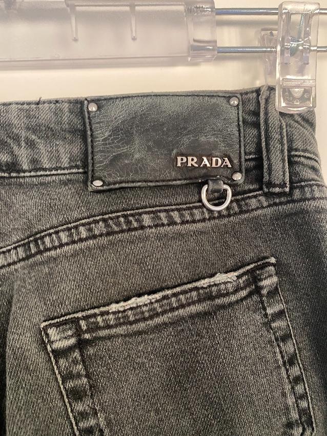Prada Grey Tapered Leg Jeans