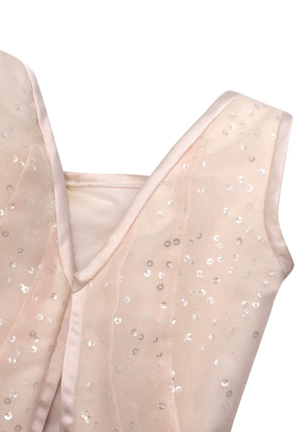 Sequin Tulle Pink Dress