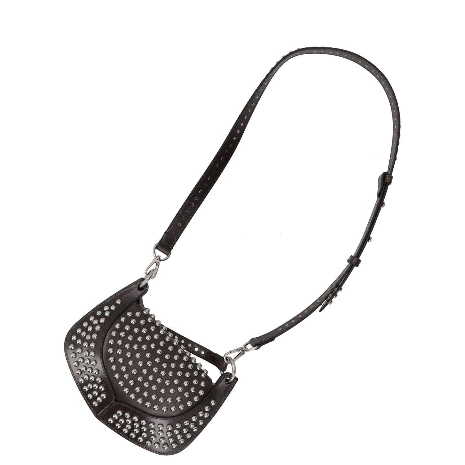 Del Core Studded Handbag Leather