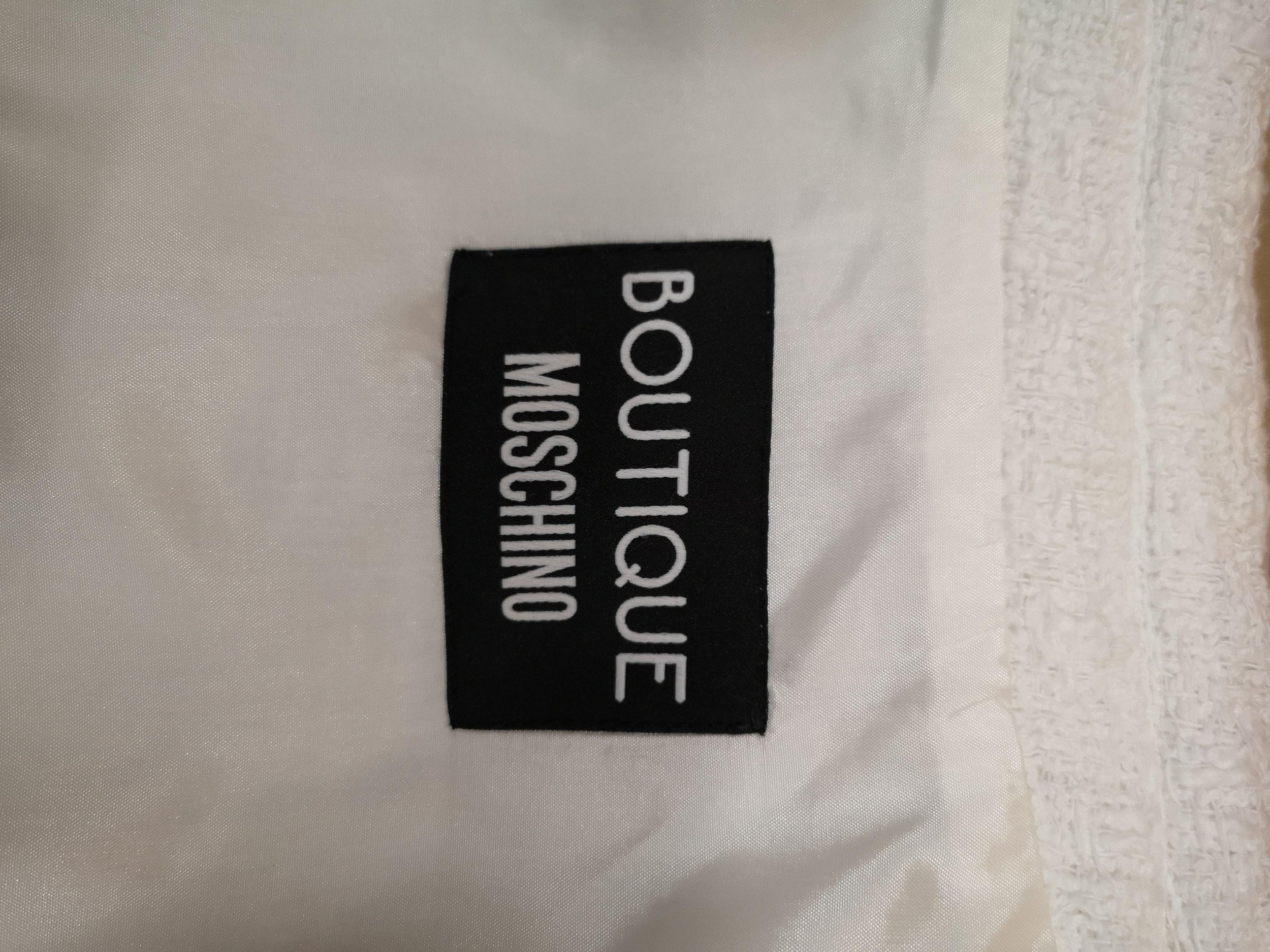 Moschino White Single Breasted Jacket
