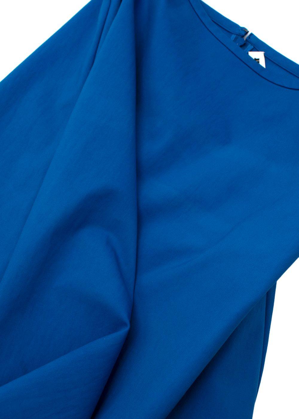 Blue A-line Slip Skirt