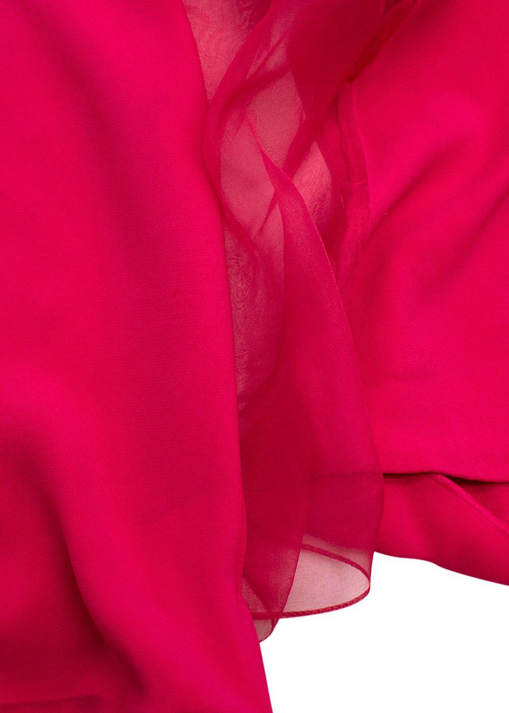 Dior Pink Silk Sleeveless Gown