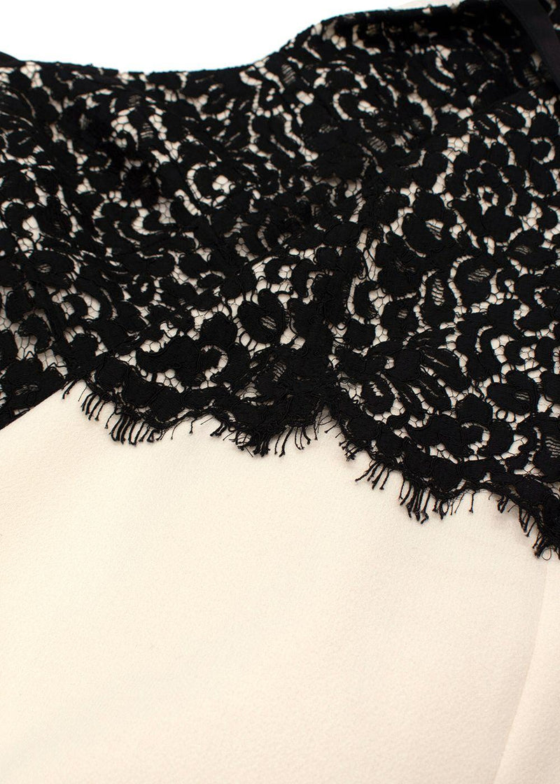 Michael Kors Black Stretch Boucle Crepe Midi Dress
