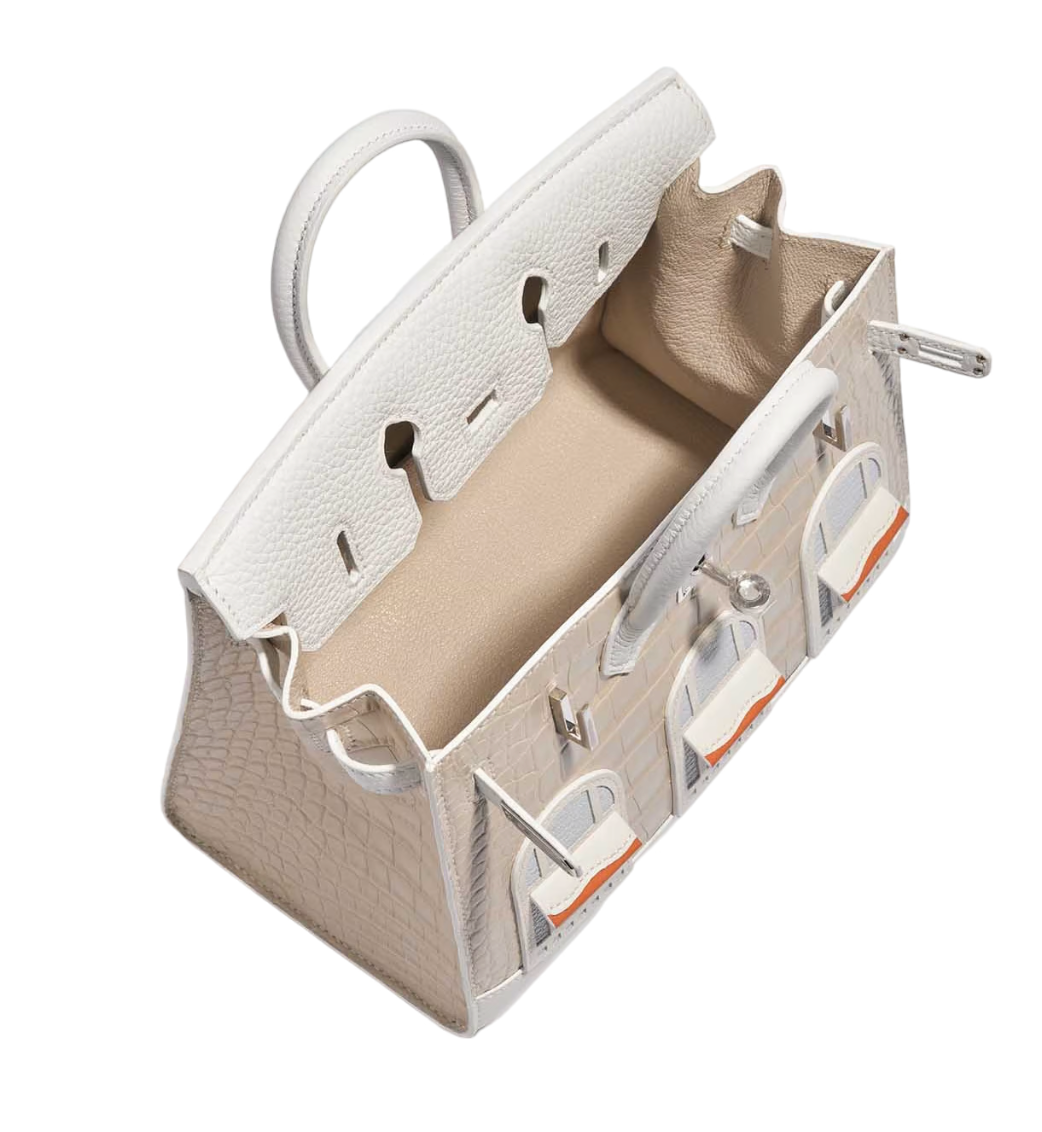 Hermes Limited Edition Birkin 20 Faubourg Sellier Sous La Neige