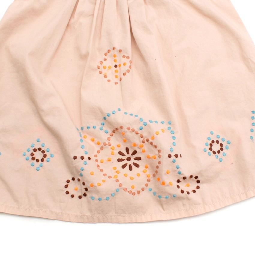 Bonpoint Girls 2Y Beige Embroidered Top