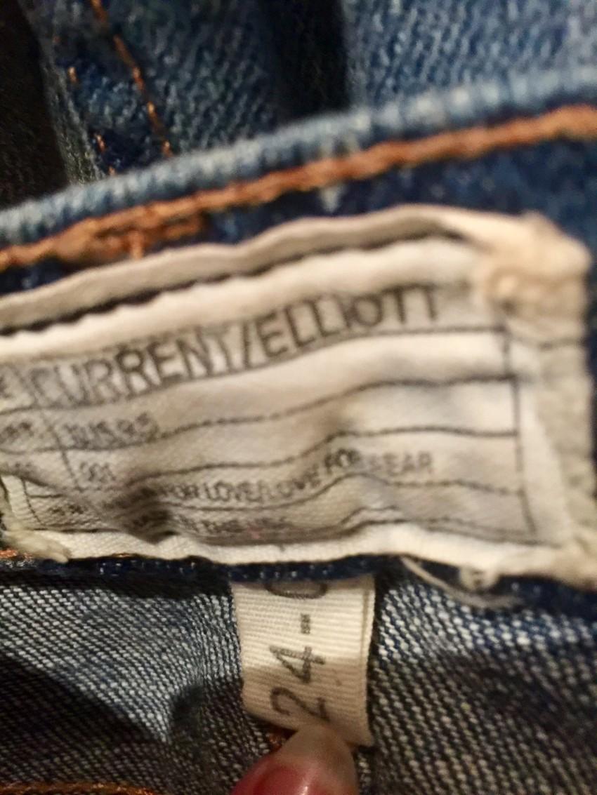 Current/Elliott Star Print Skinny jeans