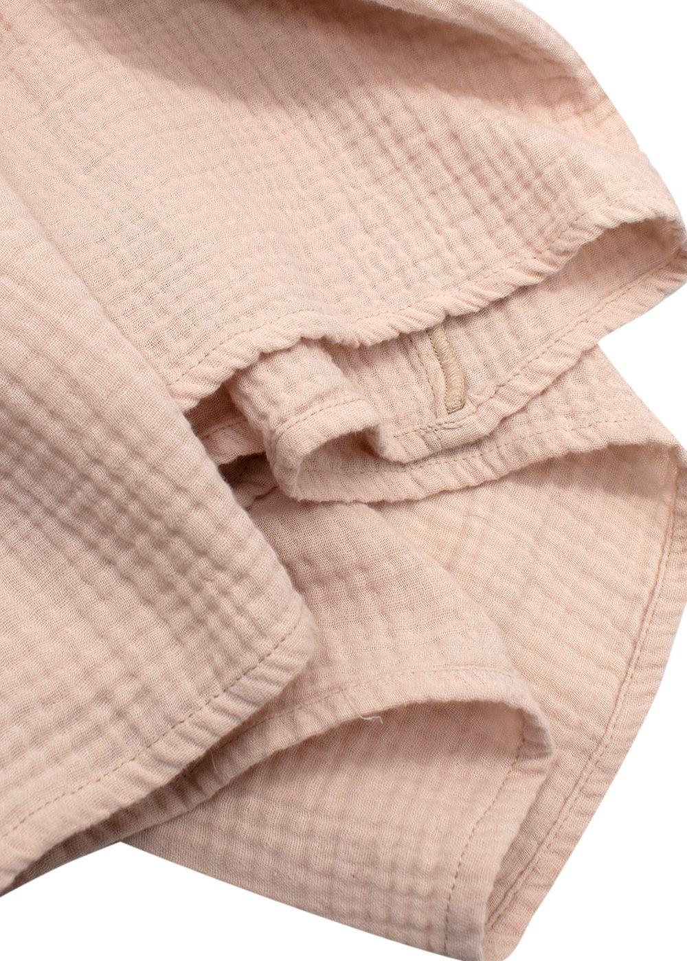 Maria De La Orden Beige Aleria Collared Dress