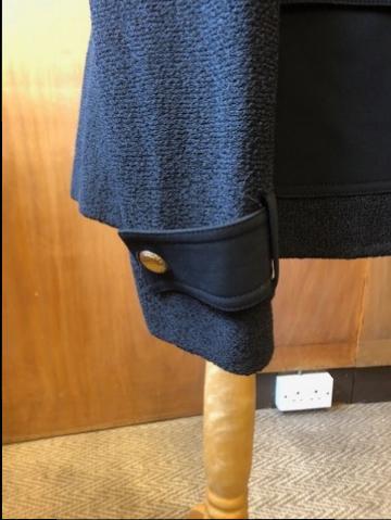 St John Black Wool Coat
