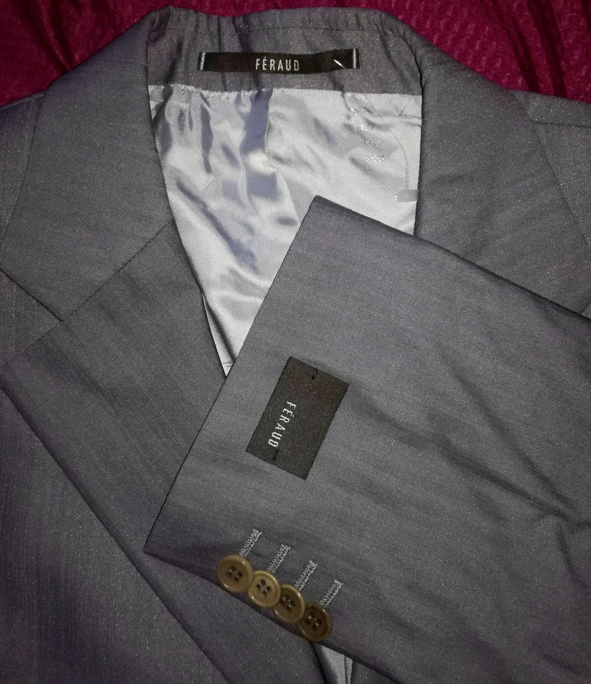 Feraud Paris Wool & Silk Suit Jacket Blazer