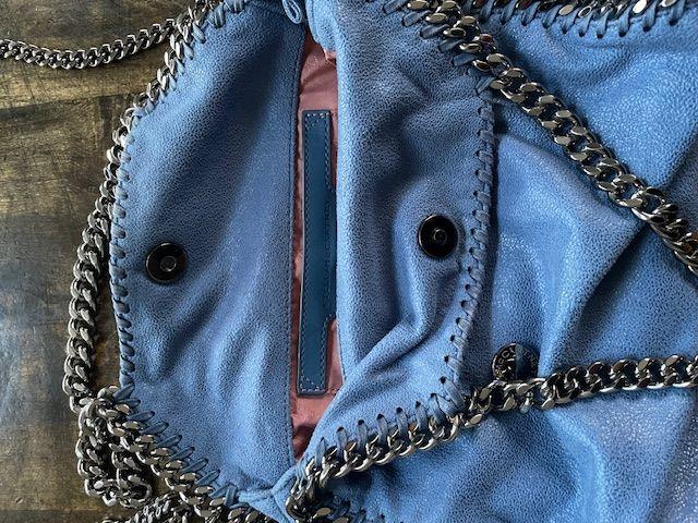 Stella McCartney Blue Tiny Falabella Tote