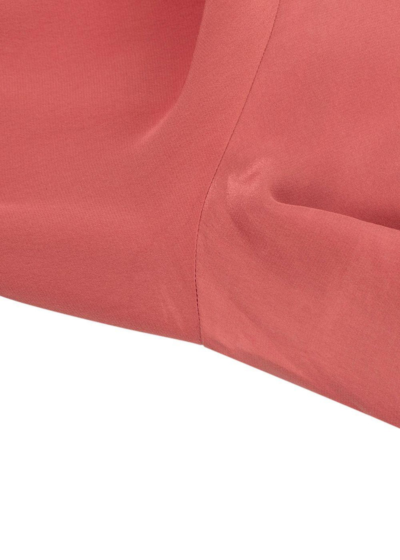 Falconeri Sunset Pink Silk Button Front Shirt