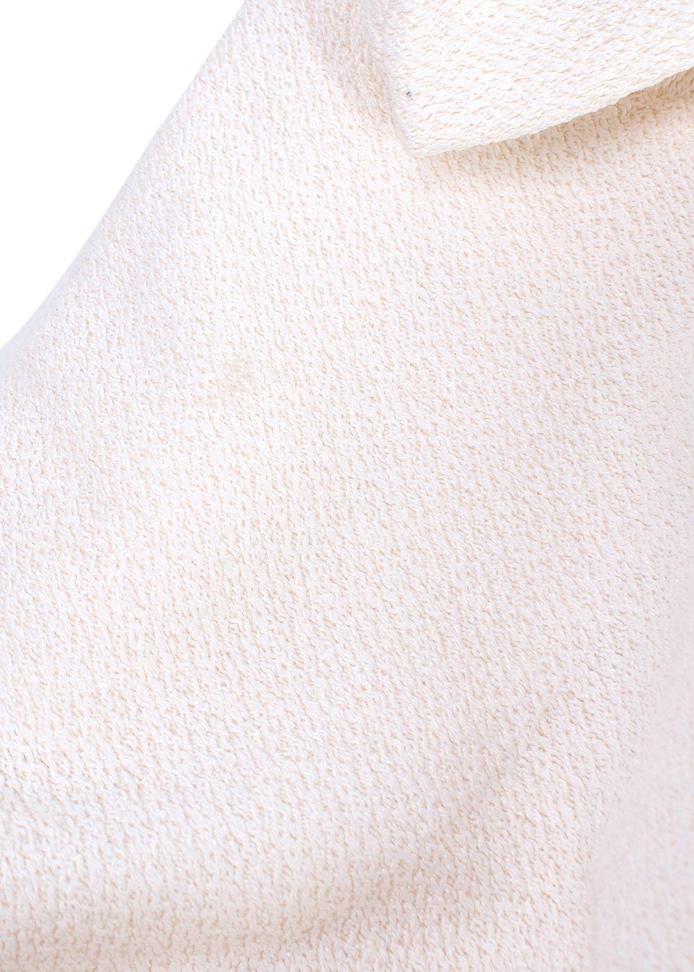 Jacquemus Ivory Boucle Cargo Trousers
