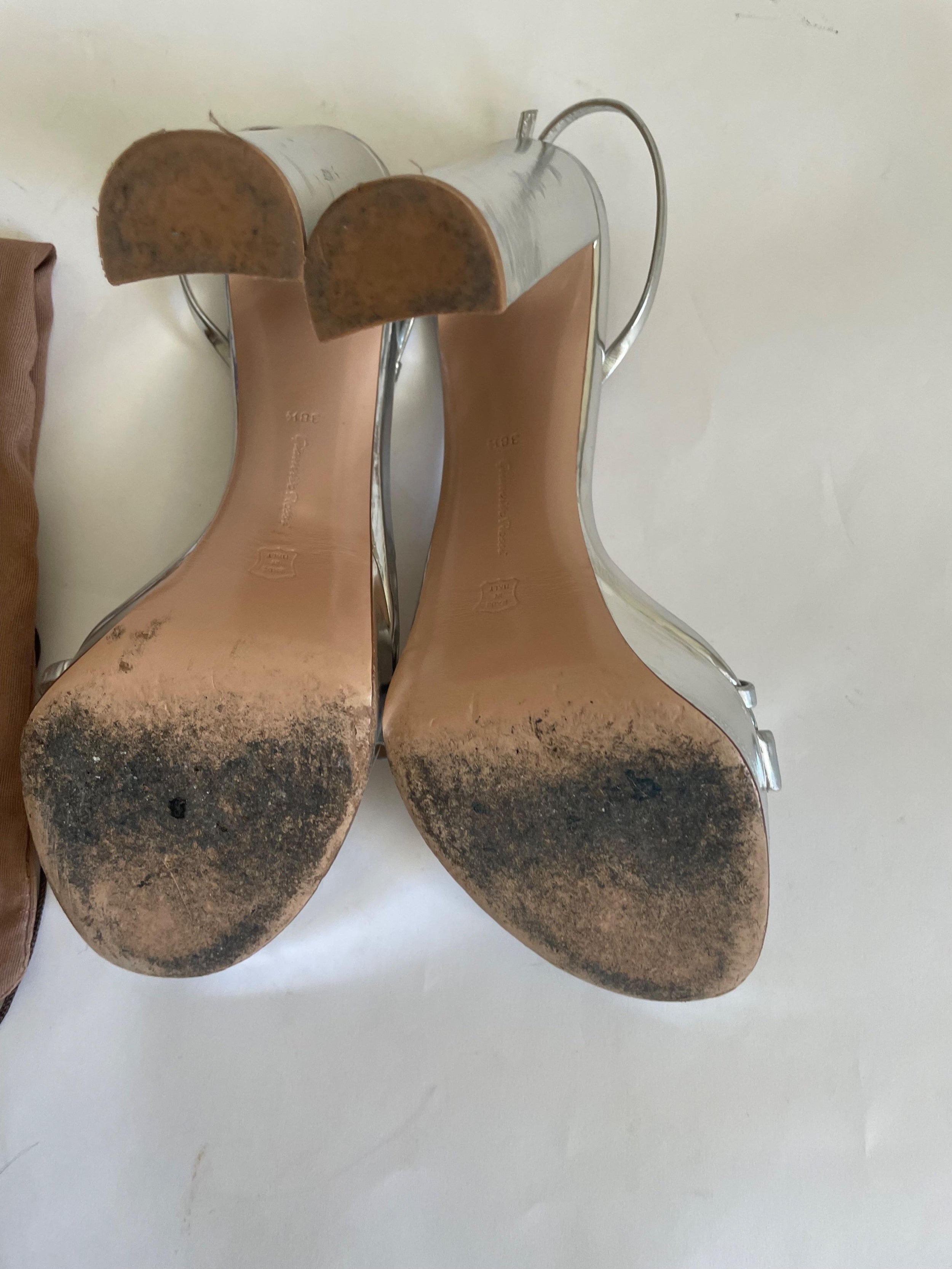 Gianvito Rossi Kimberly leather platform sandals
