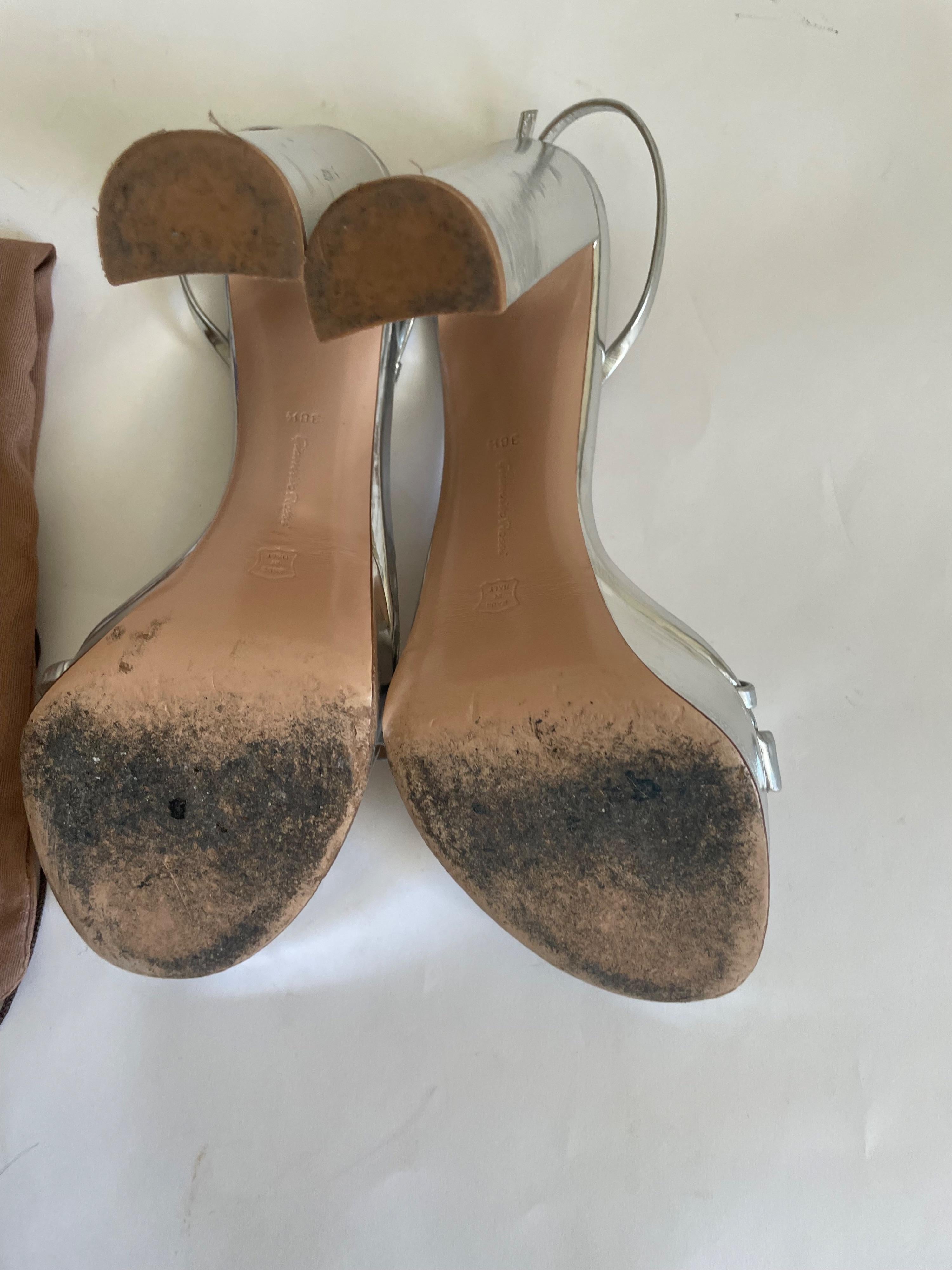Gianvito Rossi Kimberly leather platform sandals