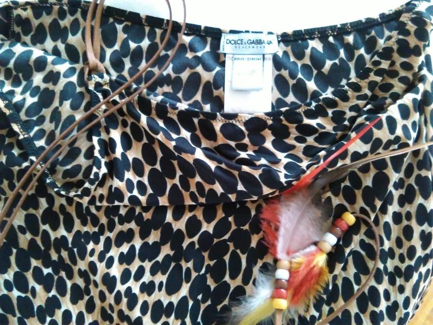 Dolce & Gabbana Beachwear Leopard Print Cover-Up