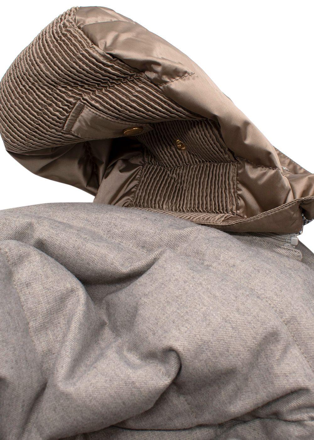 Bogner Grey Zip Uma-D Down Puffer Jacket