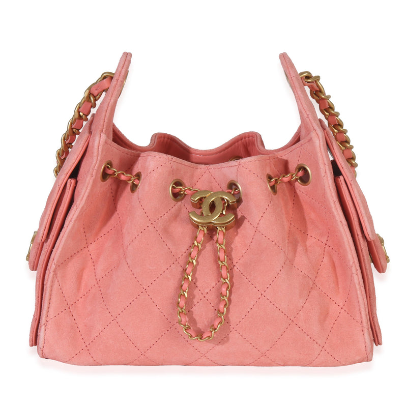 Chanel  Suede Mini Chanel 25 Hobo