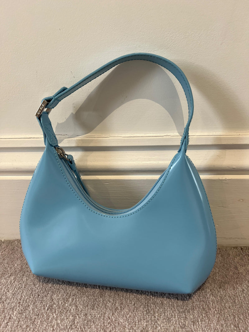 ByFar Blue Baby Amber Shoulder Bag