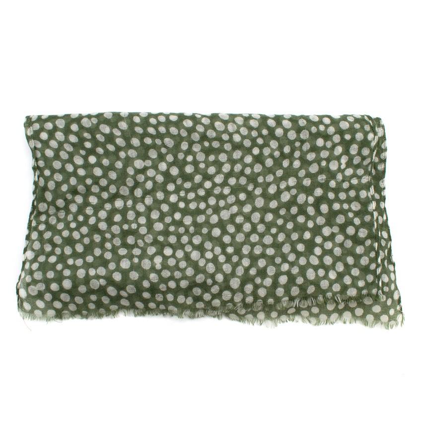Bespoke Polka dot print scarf
