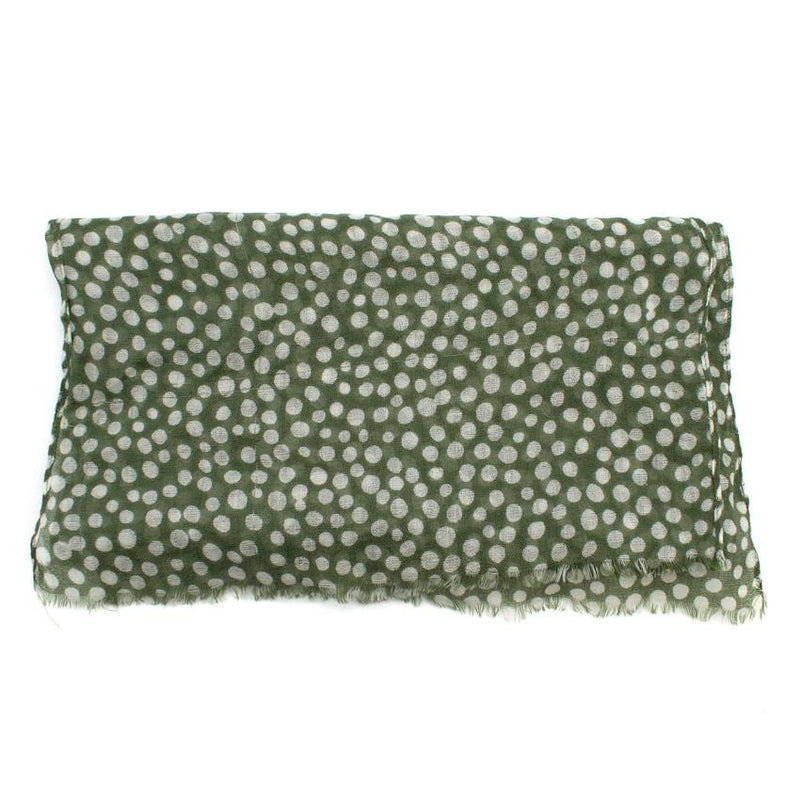 Bespoke Polka dot print scarf