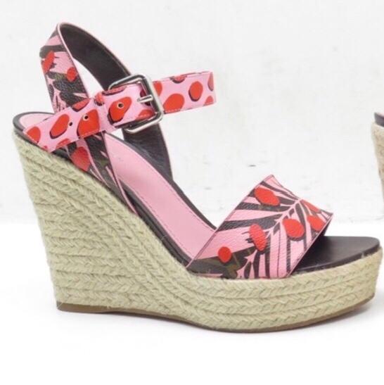 Louis Vuitton Monogram Jungle Wedge Sandals
