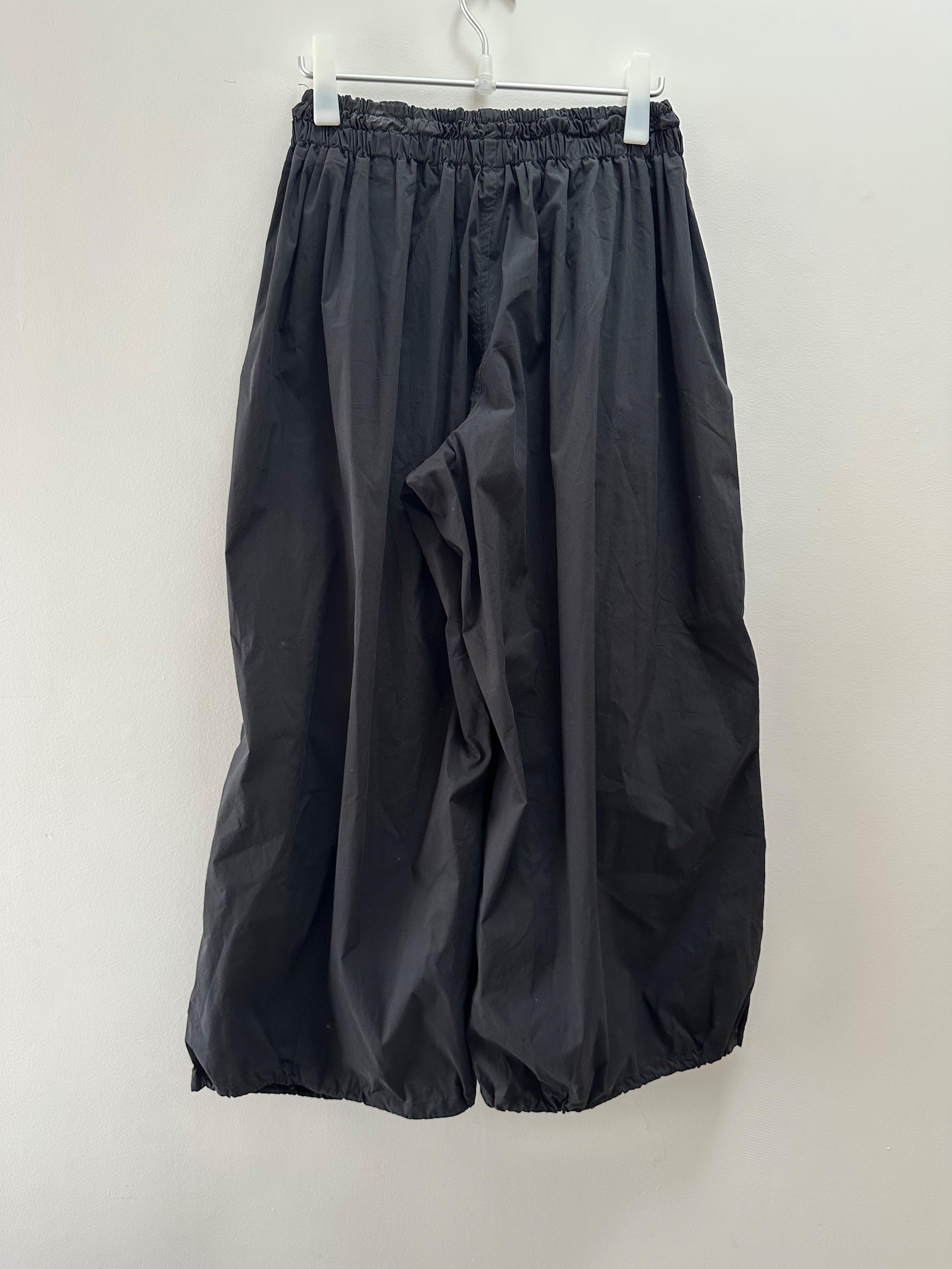 Yohji Yamamoto Black Parachute Pants