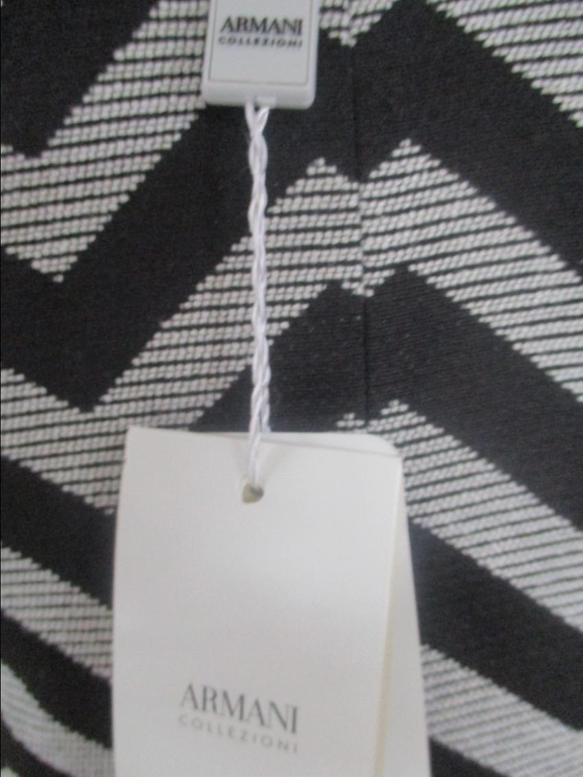 Armani Collezioni Chevron mini sheath dress