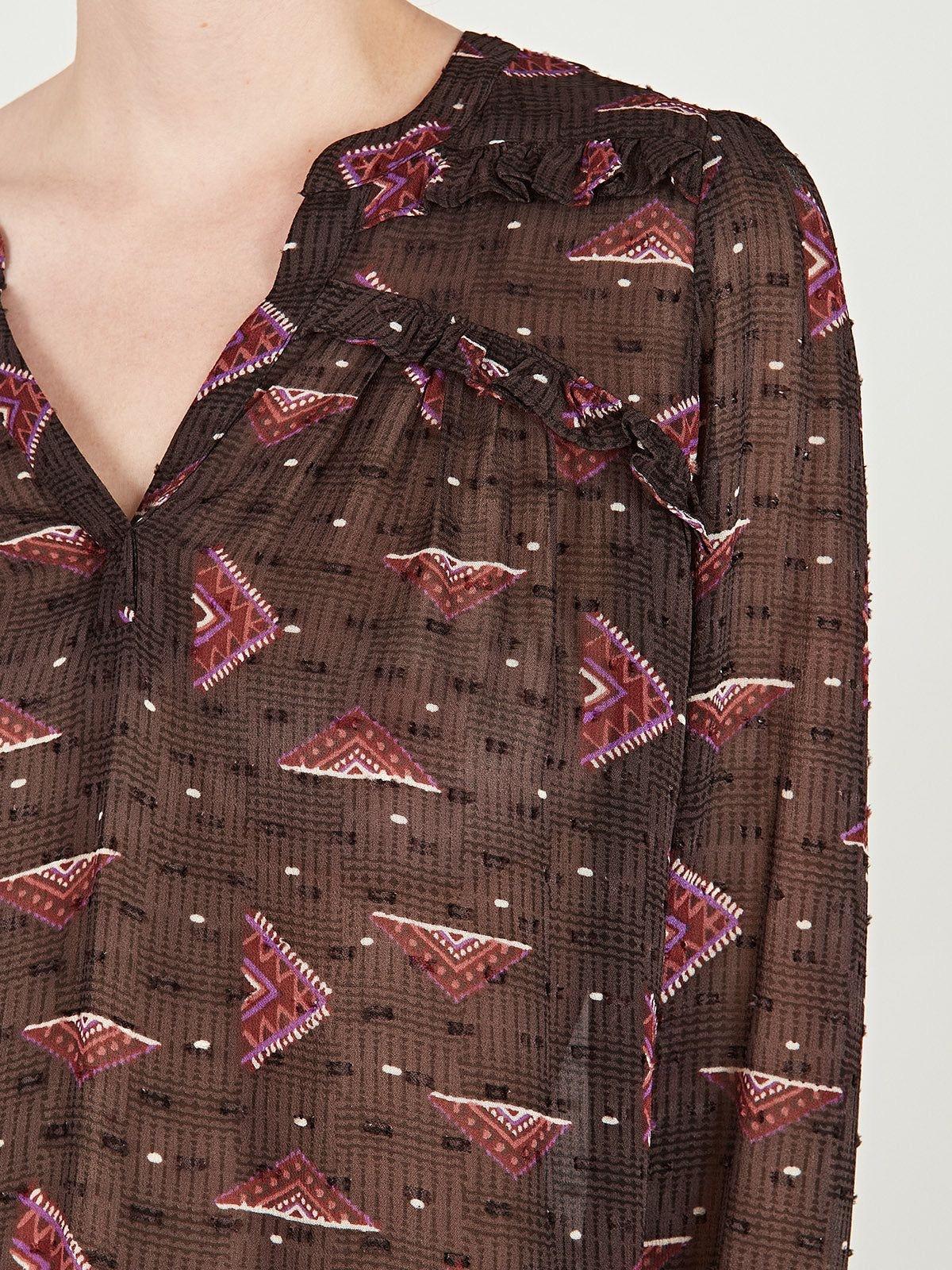 Printed Cathel Blouse