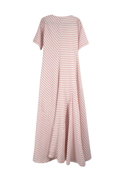 Rosie Assoulin White and Red Striped Dress