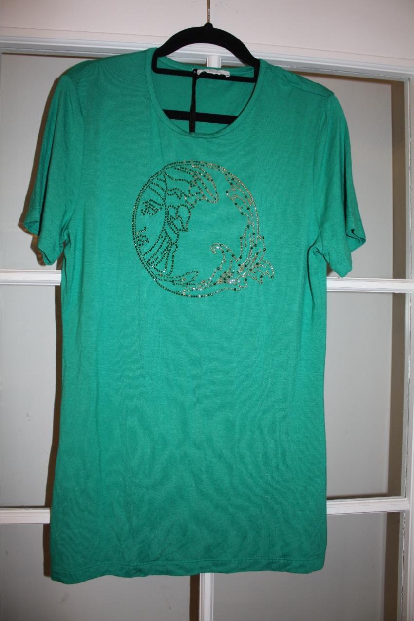 Versace Collection Studded Medusa Top