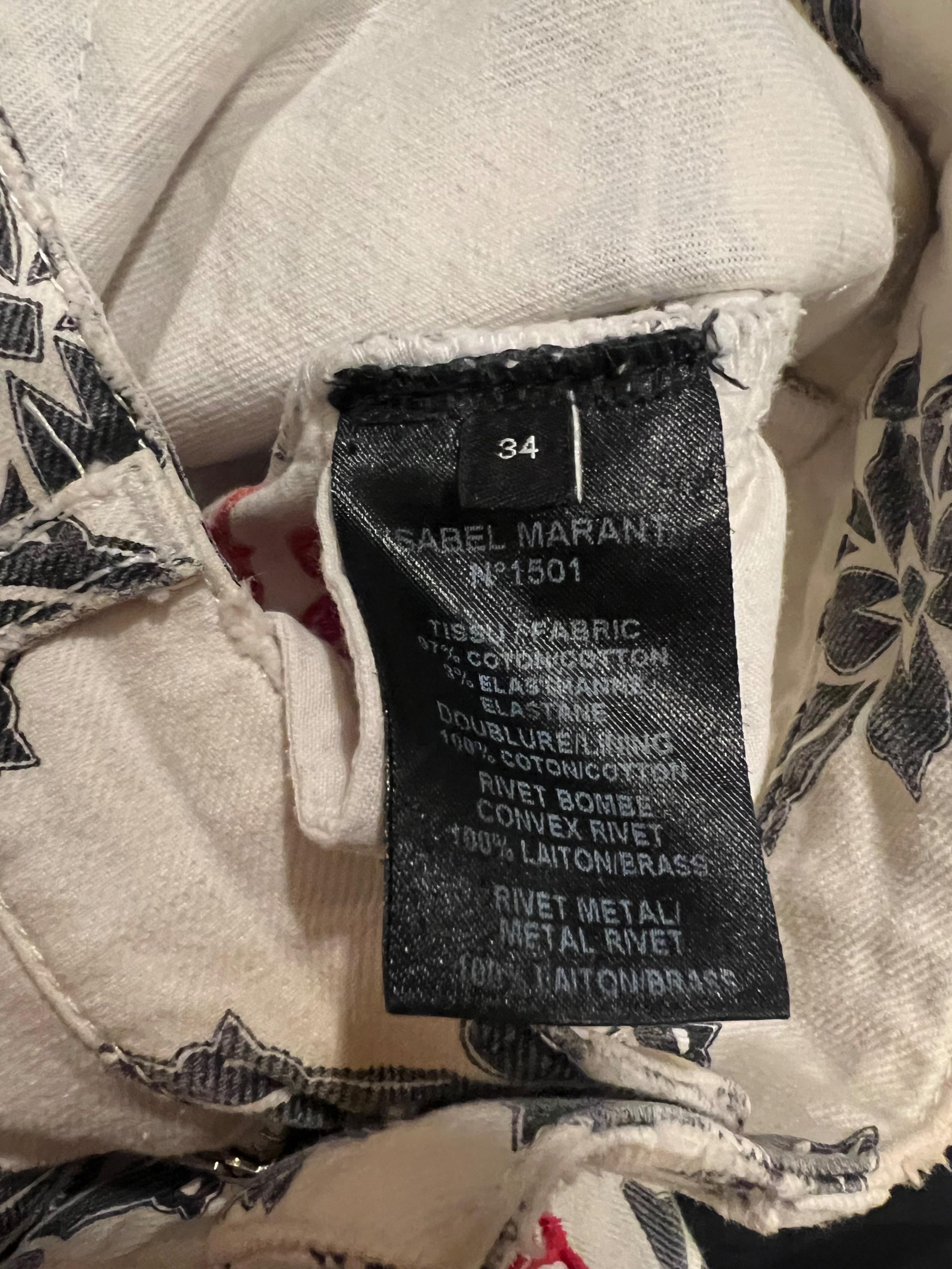Isabel Marant Embroidered Jeans