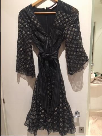 Matthew Williamson Lurex Belted Dress