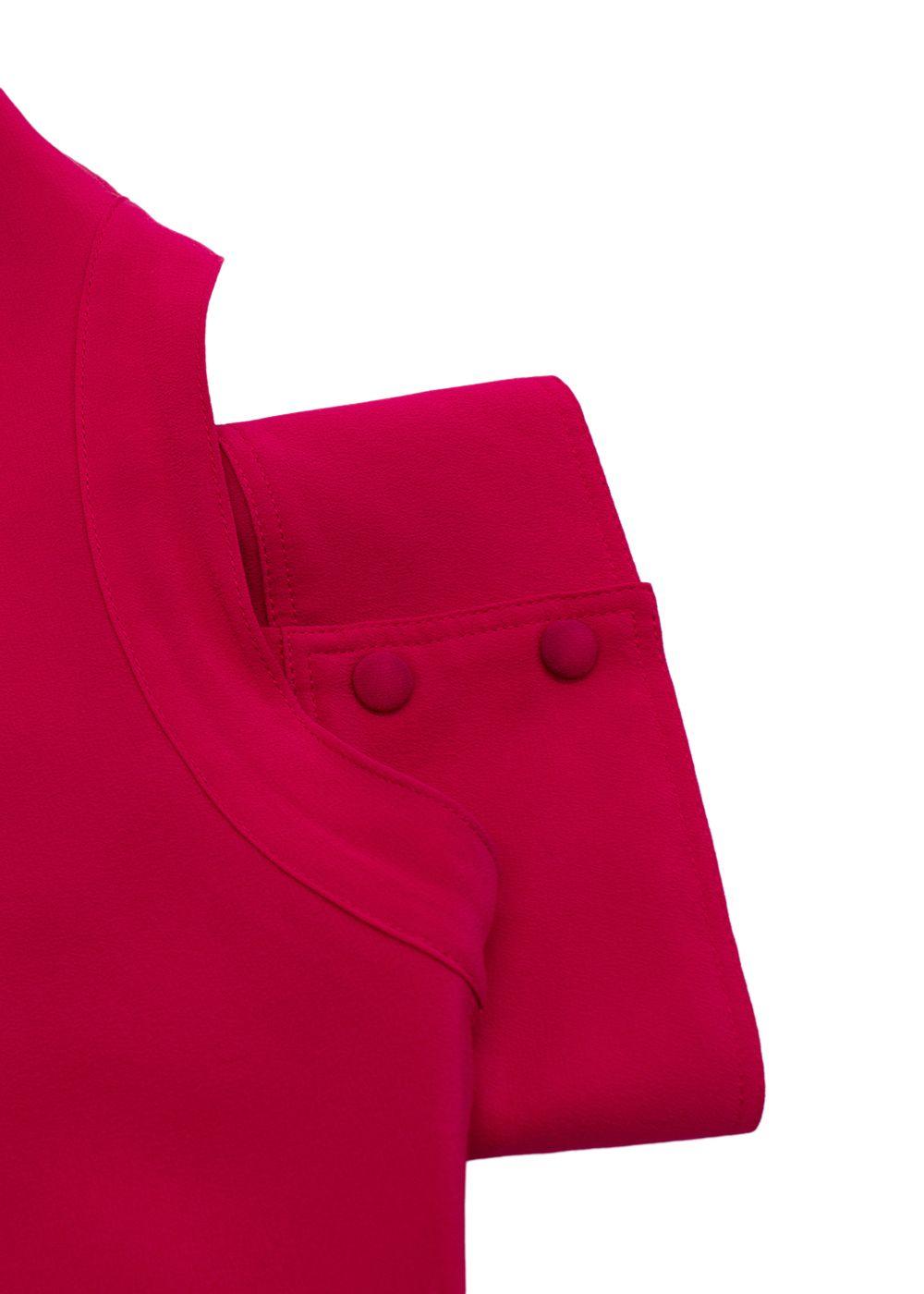 Stella McCartney Pink Belted Silk Midi Dress