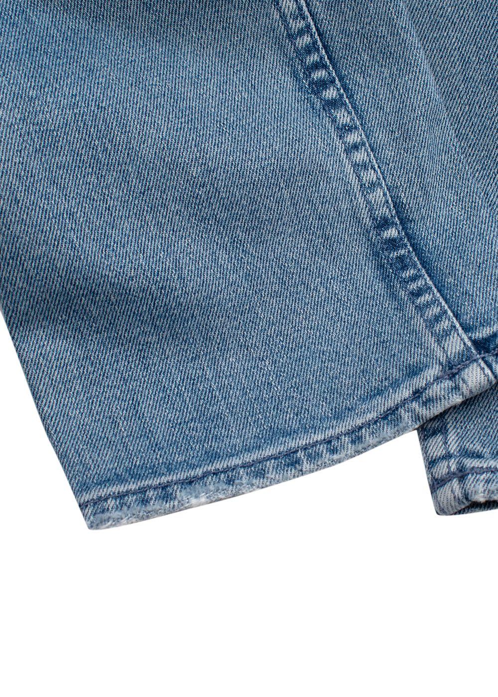 Mother Blue High Waisted Rider Skimp Jeans