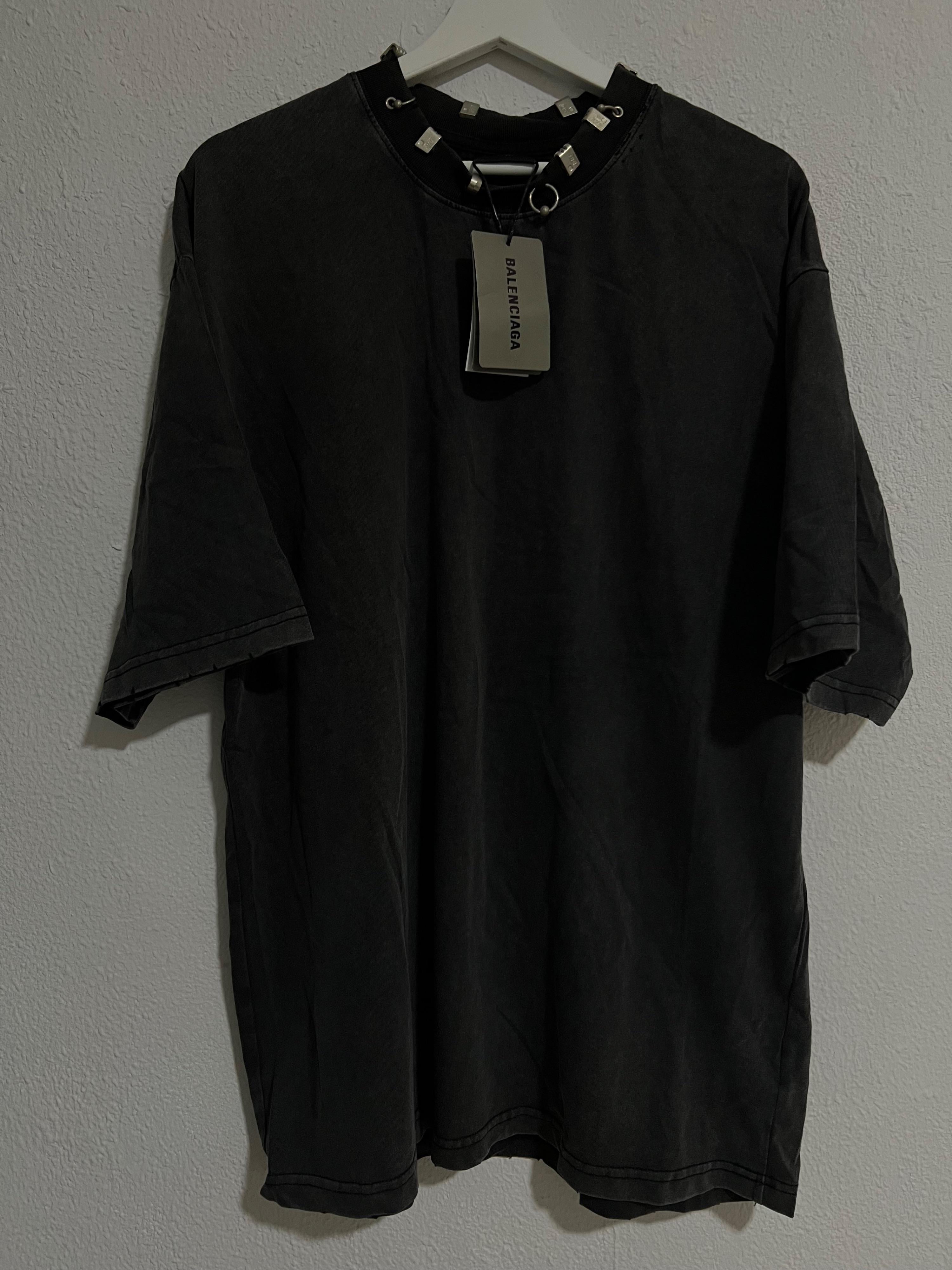 Black Pierced T-Shirt