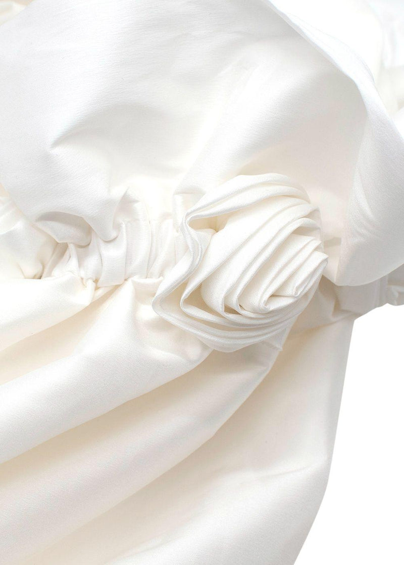 Bernadette White Floral Applique Theodore Dress