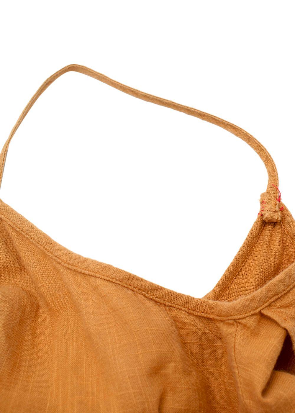 A Perfect Nomad Turmeric Loose Organic Cotton Dress