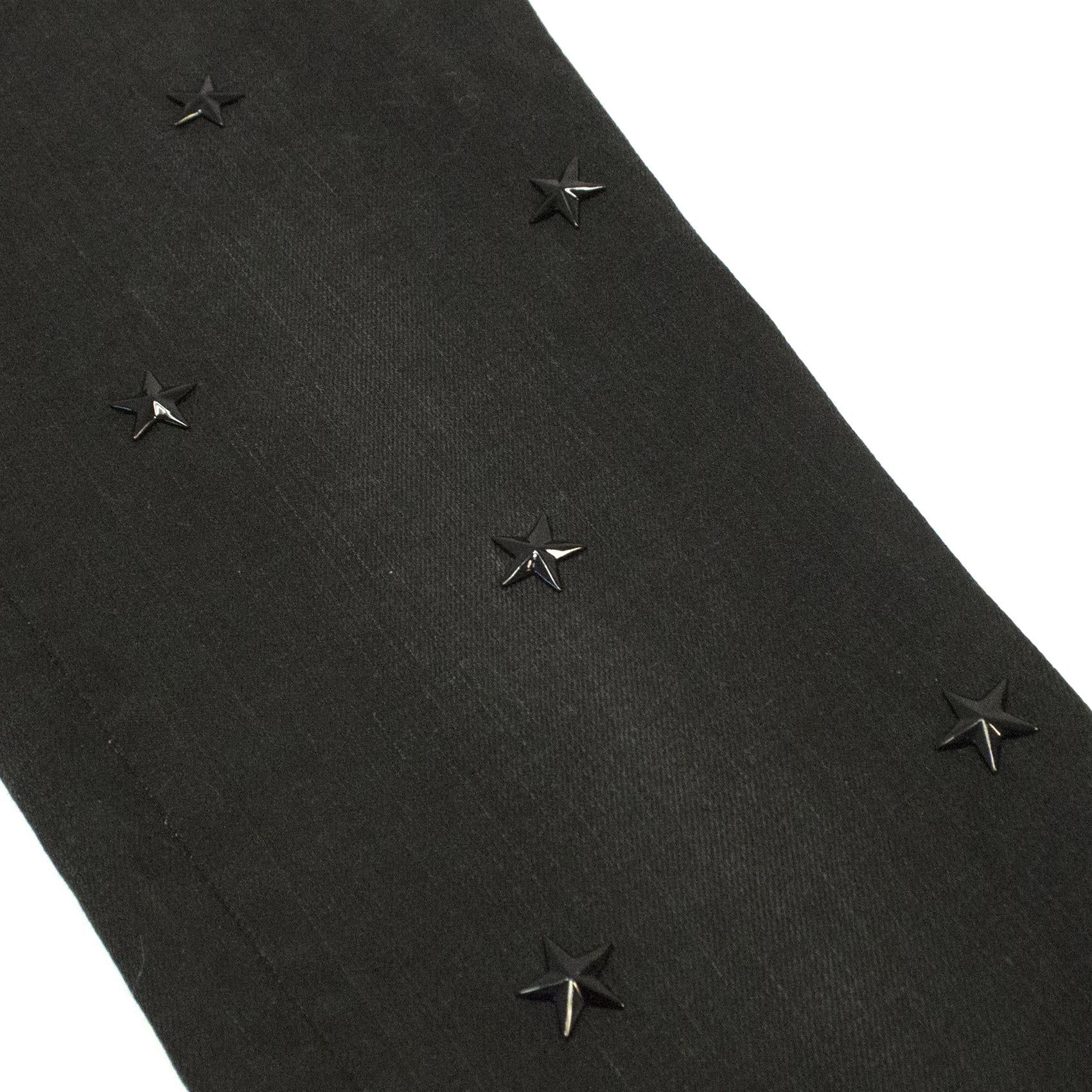 Stella McCartney Grey/Black Jeans With Star Embellishment