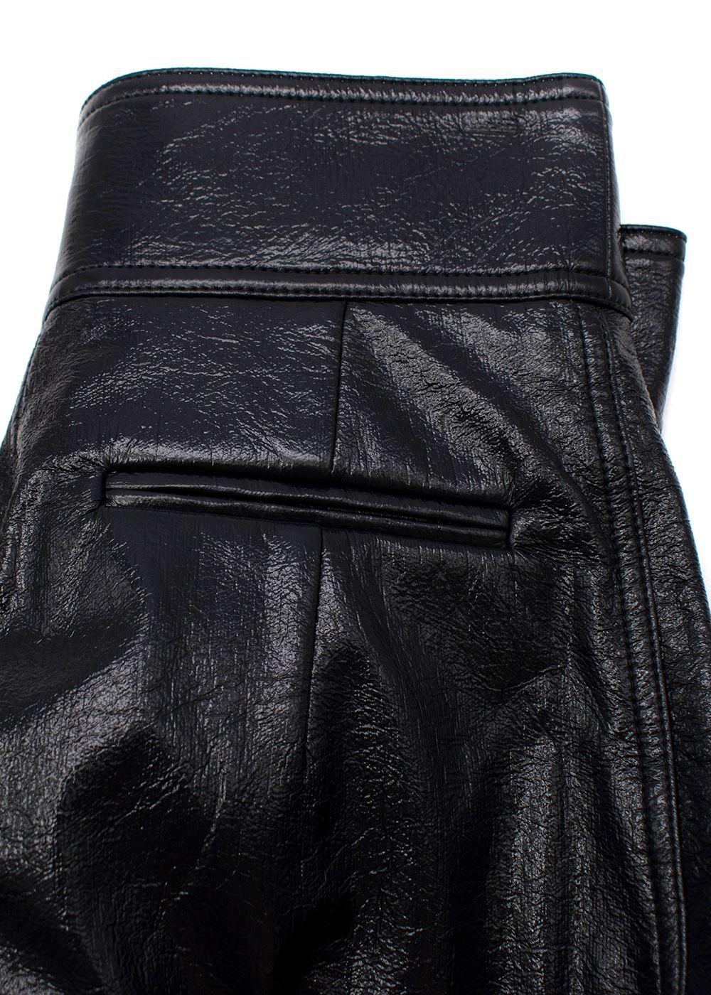 Crinkled Vinyl Pants