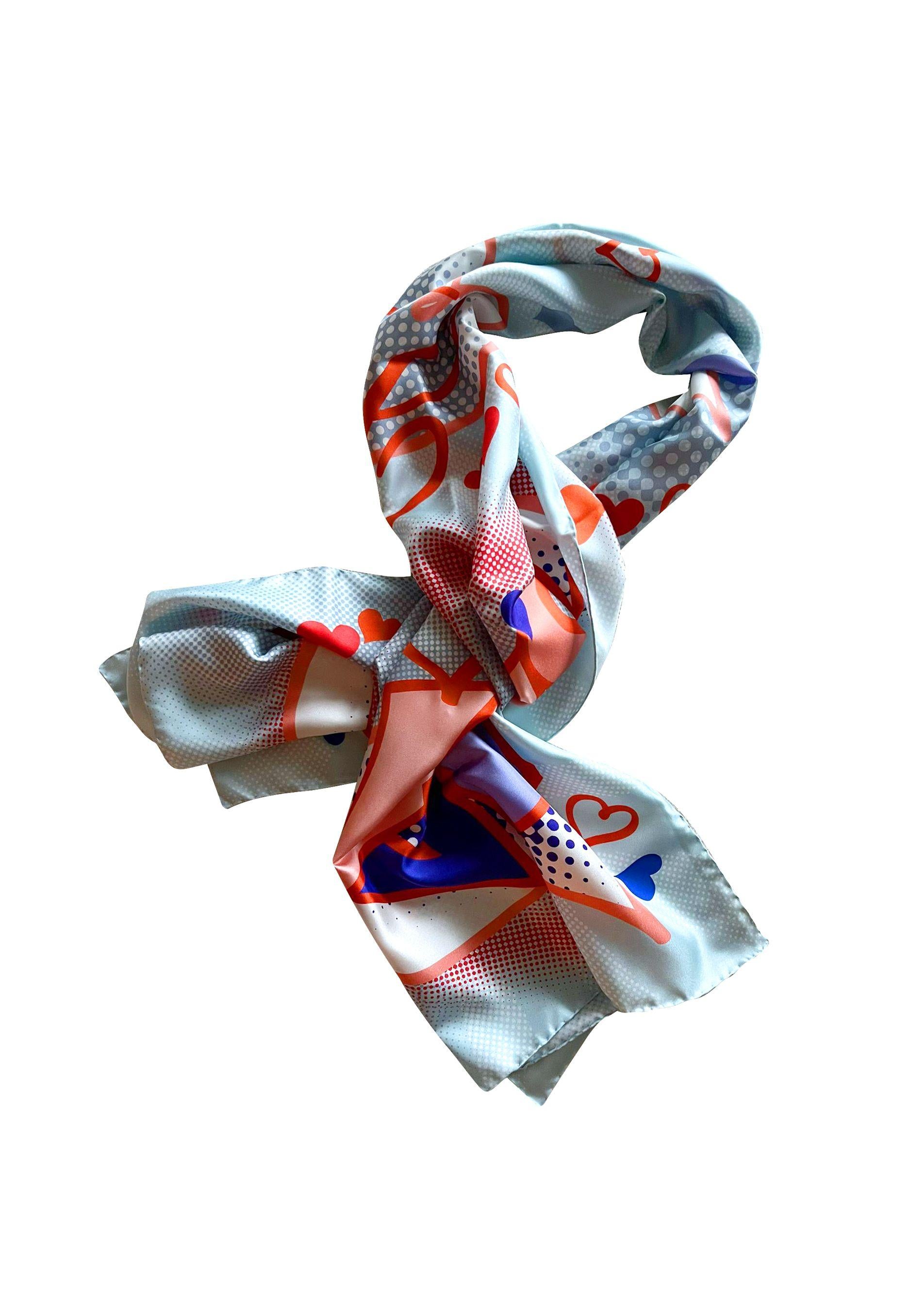 Etole Love Printed Silk Stole