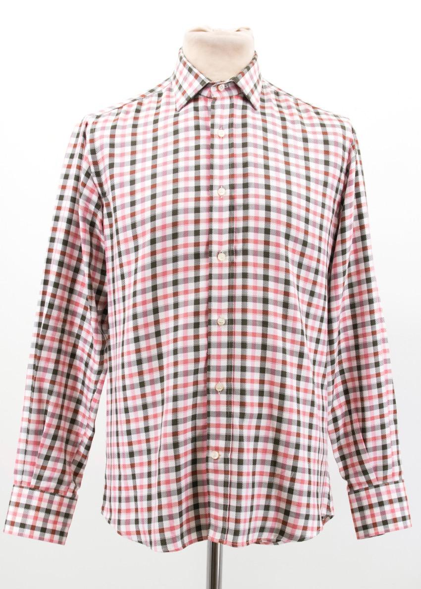 Etro Multicolored Plaid Shirt
