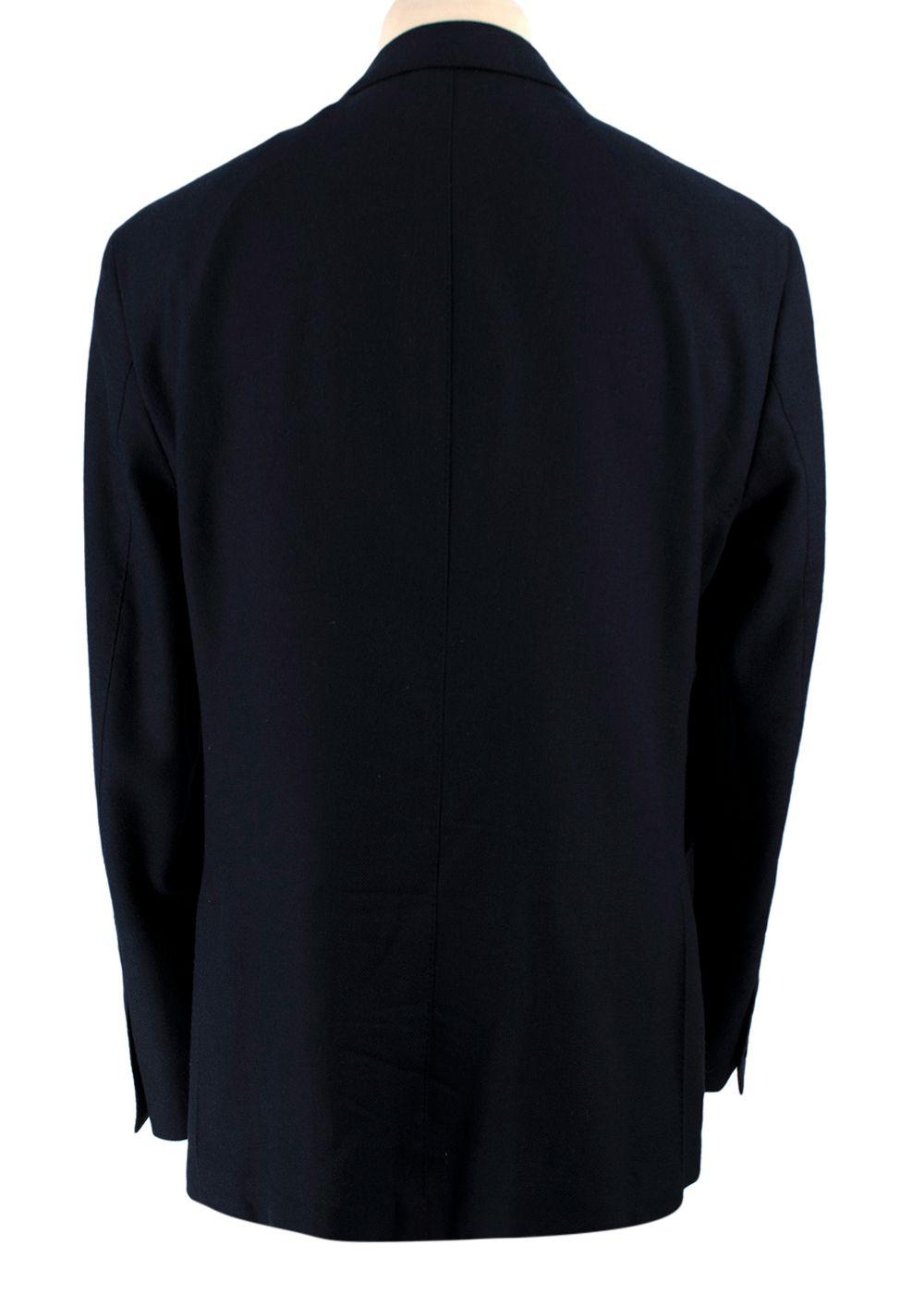 Richard James Silk and Wool Navy Blazer