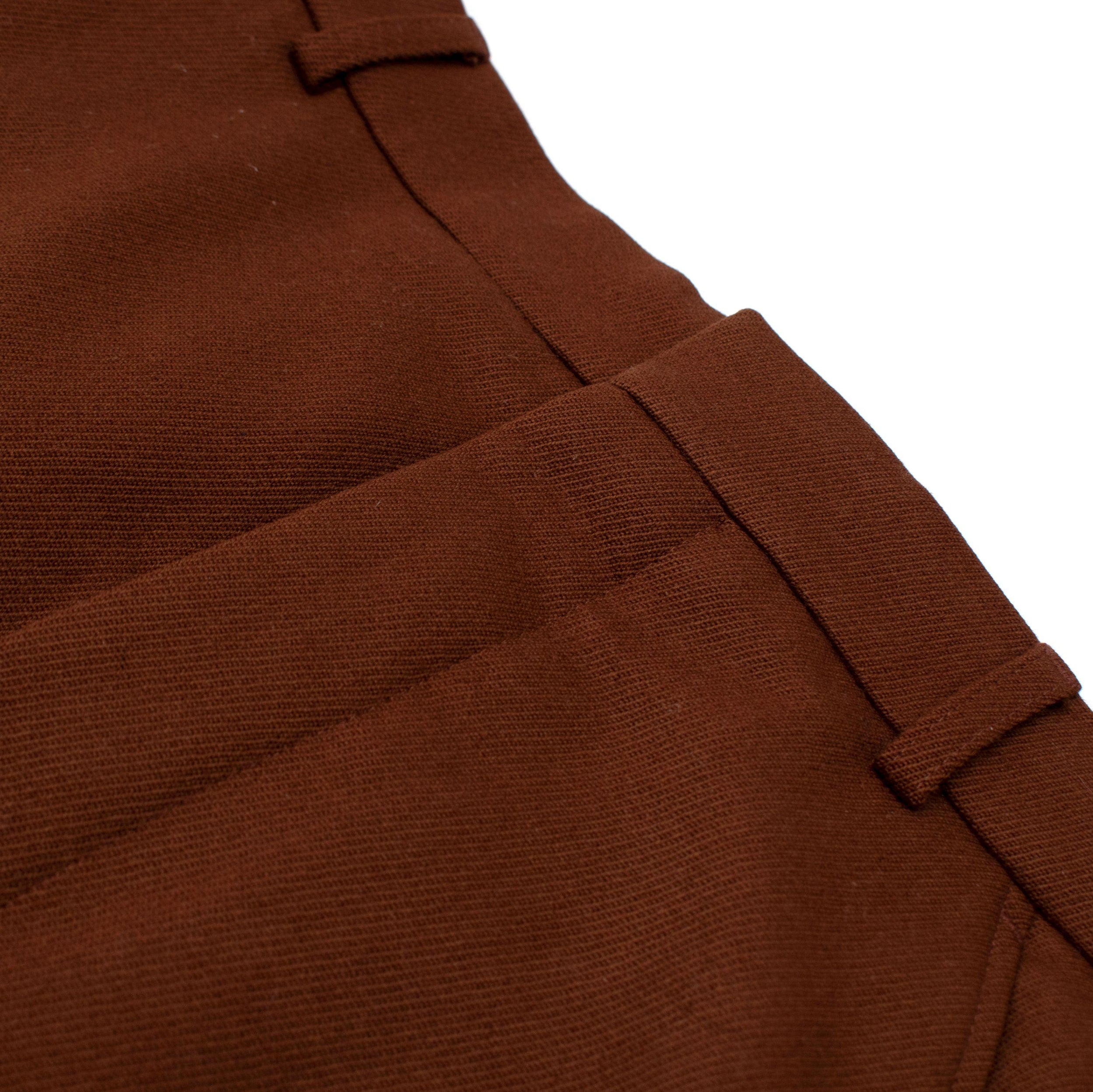 Ami Brown Wool Trousers