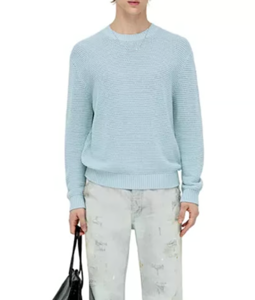 Frame Textured Wool-Blend Sweater