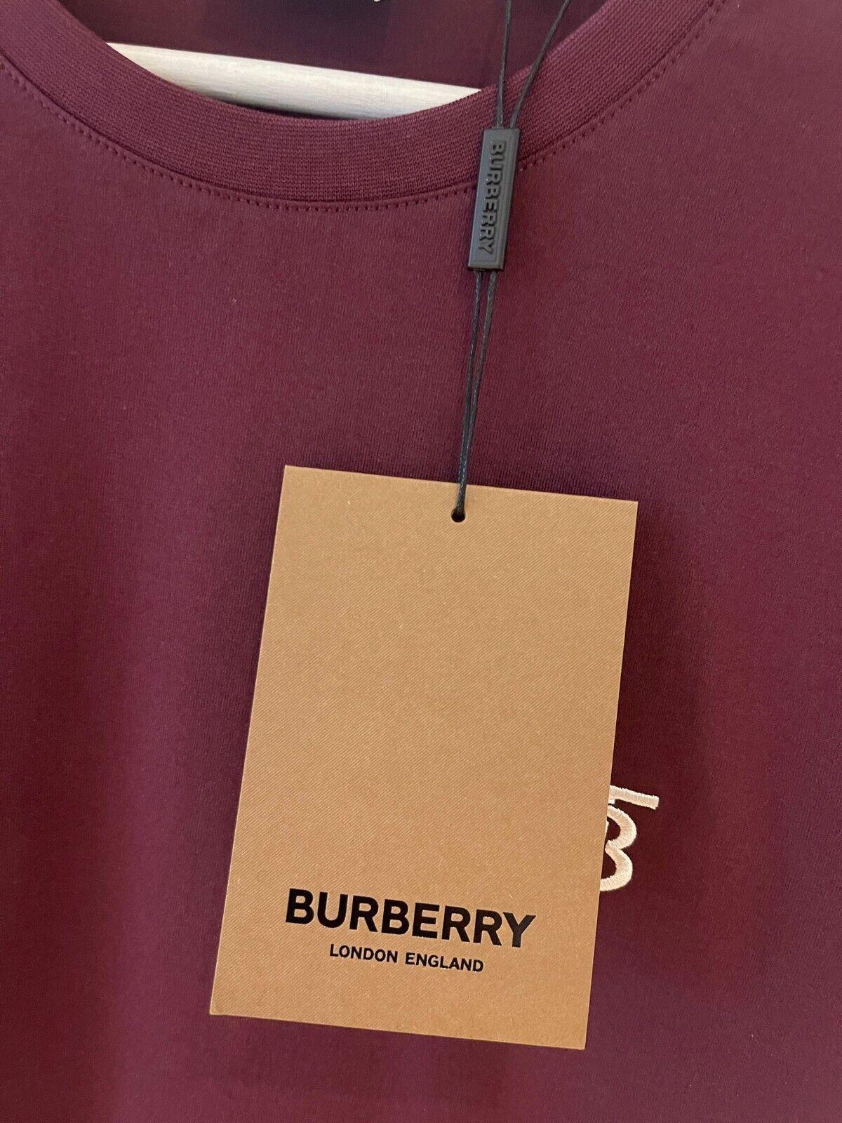 Burberry Burgundy TB Logo T-Shirt