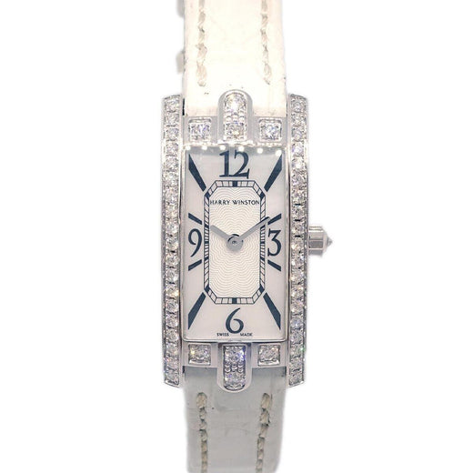 Harry Winston Diamond Bezel Avenue C Quartz Watch