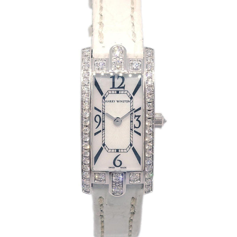 Harry Winston Diamond Bezel Avenue C Quartz Watch